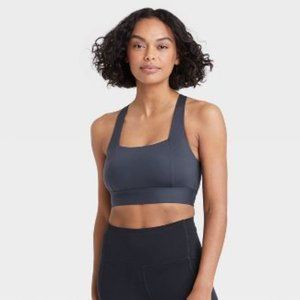 Women's Medium Support Square Neck Crossback Bra - All in Motion™